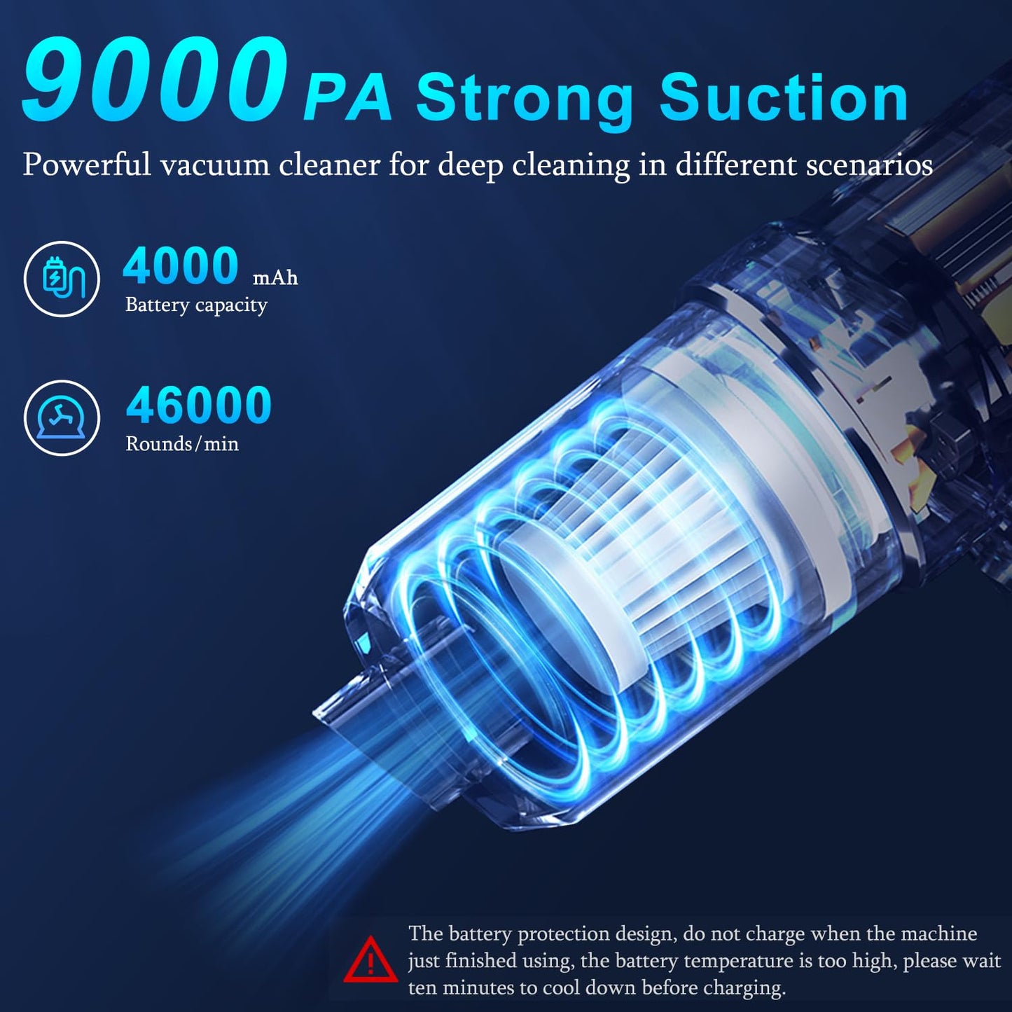 🏷️ 🔋 Mini Cordless Vacuum Cleaner – Smart, Powerful & Portable!