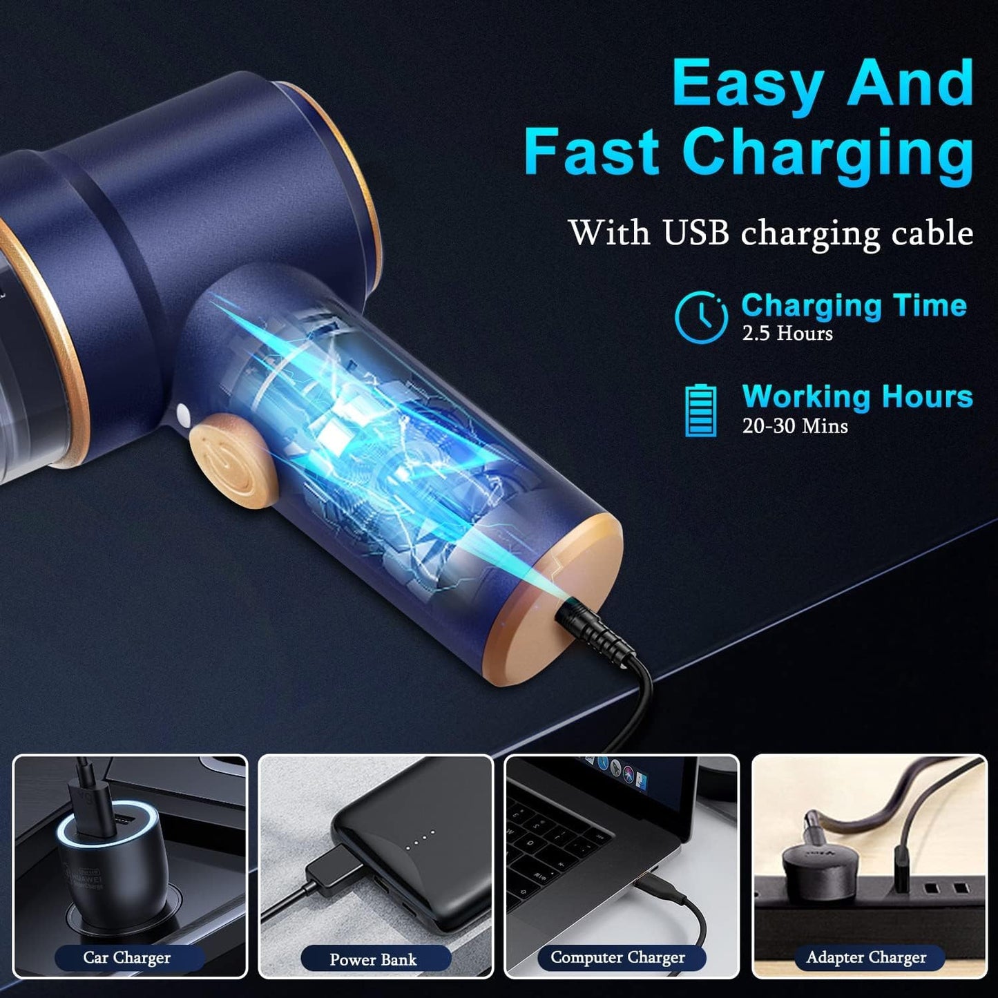 🏷️ 🔋 Mini Cordless Vacuum Cleaner – Smart, Powerful & Portable!