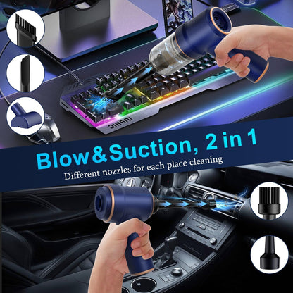 🏷️ 🔋 Mini Cordless Vacuum Cleaner – Smart, Powerful & Portable!