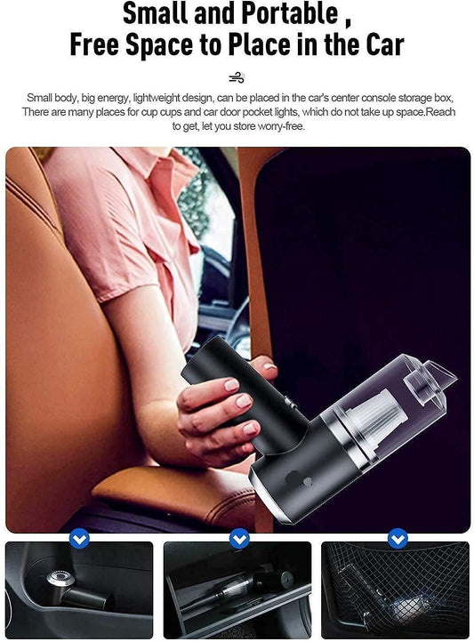 🏷️ 🔋 Mini Cordless Vacuum Cleaner – Smart, Powerful & Portable!